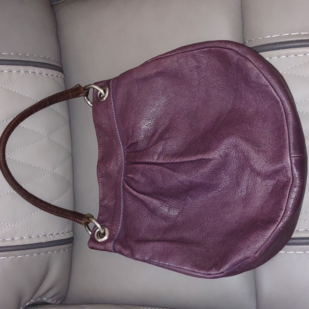 *FINAL PRICE* ROOTS Canada 'Olivia' Pebble Leather Hobo Bag - Picture 3 of 9